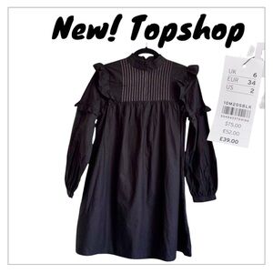 NEW! Topshop Black Casual Dress